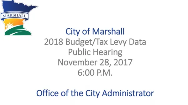 Budget/Tax Levy Meeting