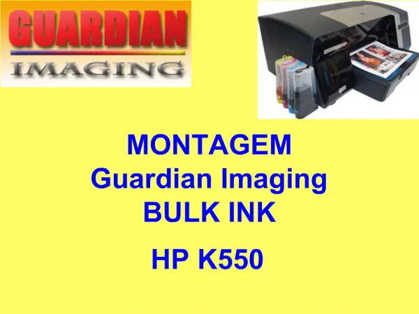 MONTAGEM Guardian Imaging BULK INK