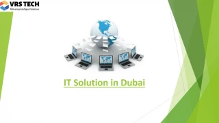 IT Solutions Company in Dubai | Managed IT Services in Dubai - slide 1