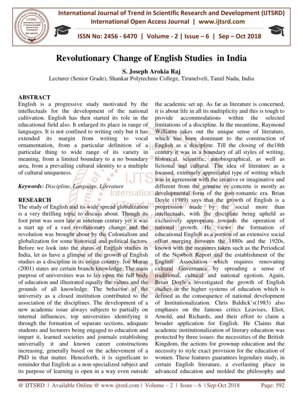 international journal of trend in international