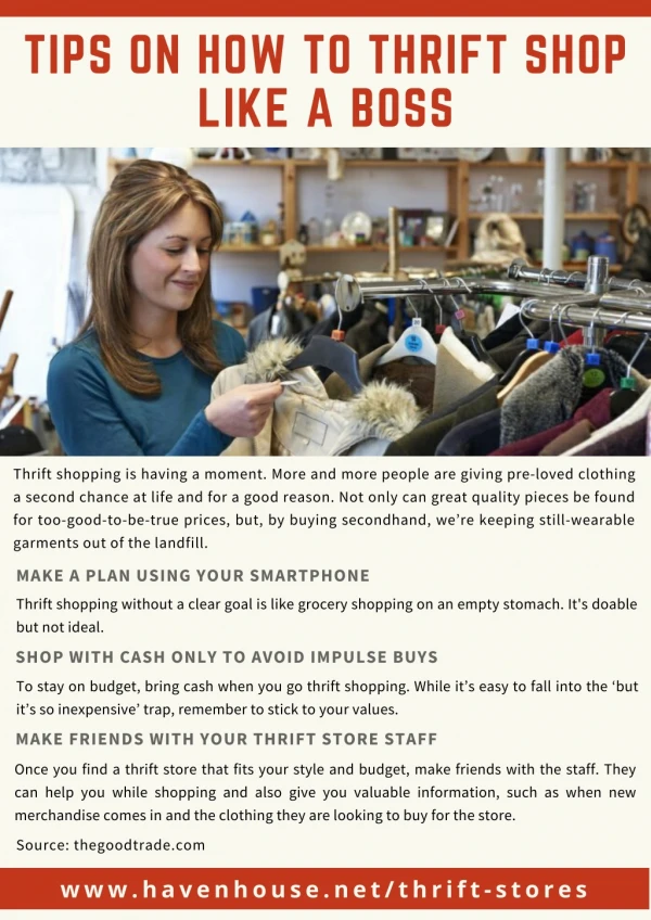 tips on how to thrift shop like a boss