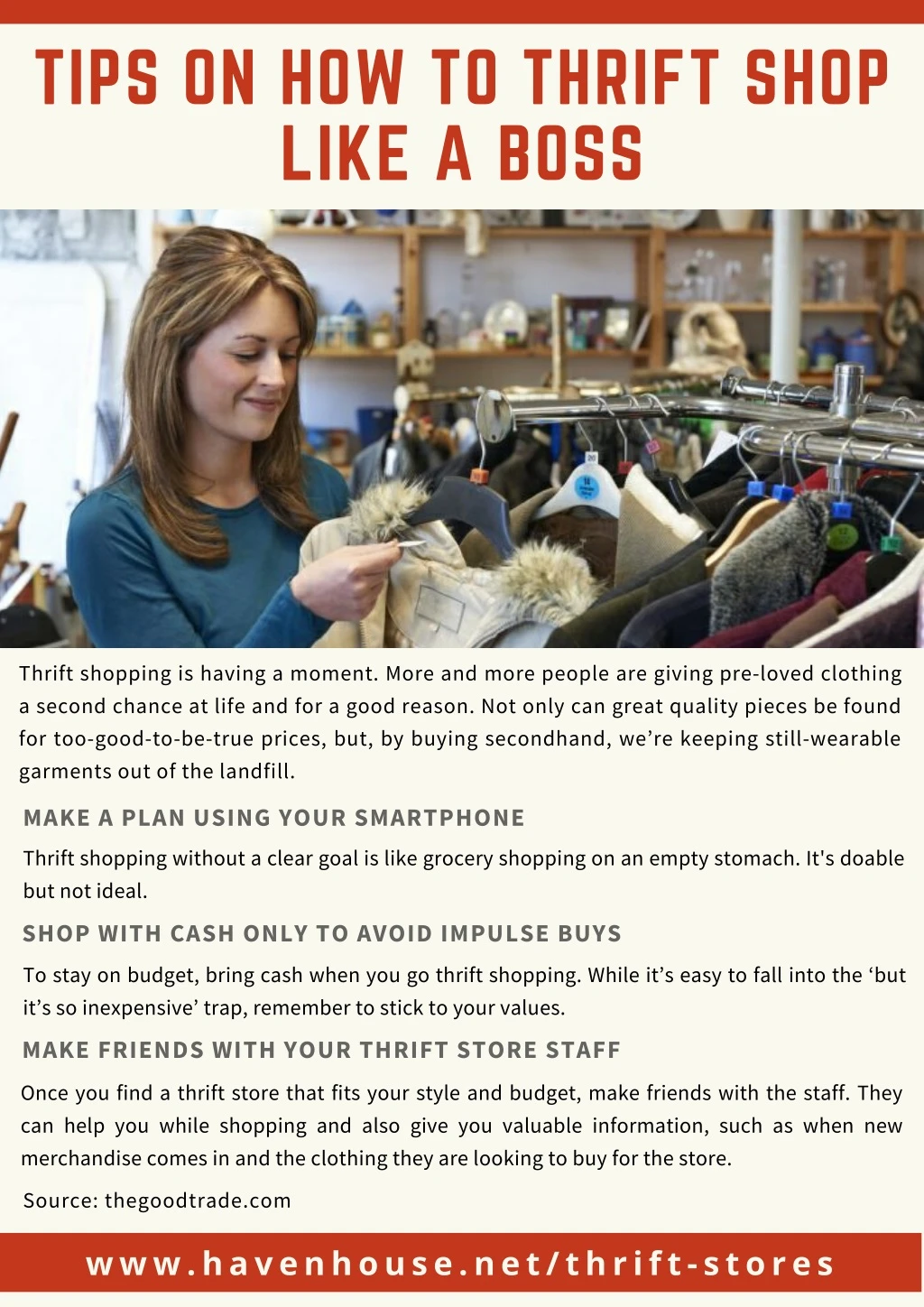 tips on how to thrift shop like a boss