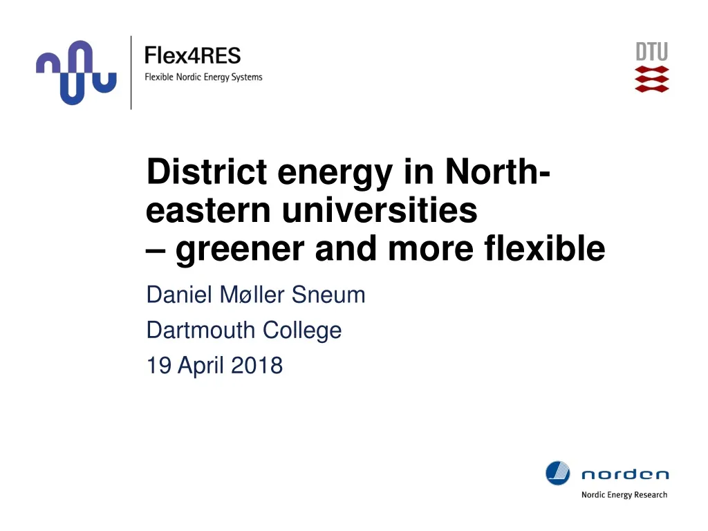 district energy in north eastern universities greener and more flexible