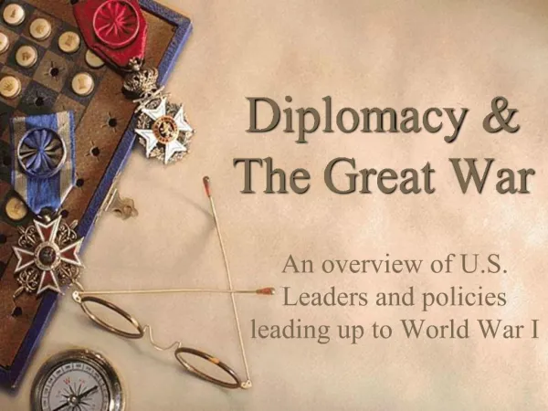 Diplomacy The Great War