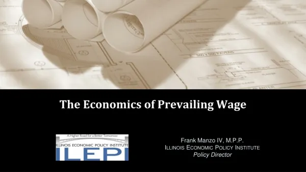 The Economics of Prevailing Wage