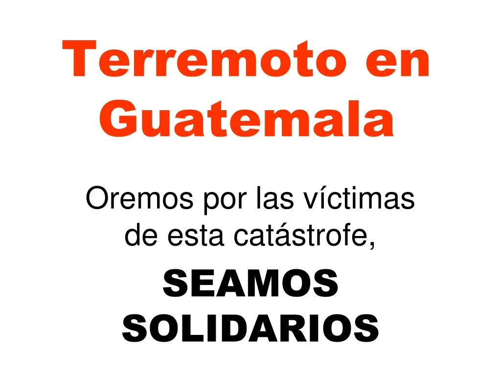 terremoto en guatemala