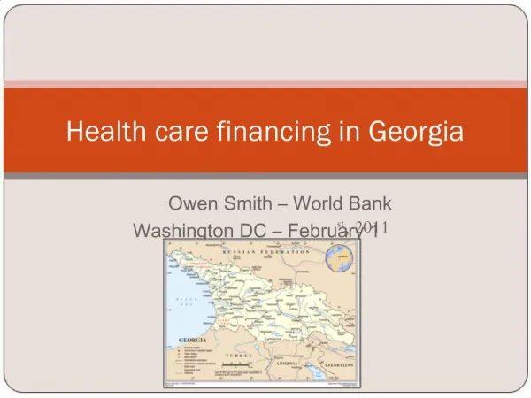 Health care financing in Georgia