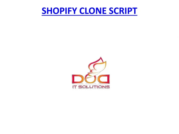 shopify clone script