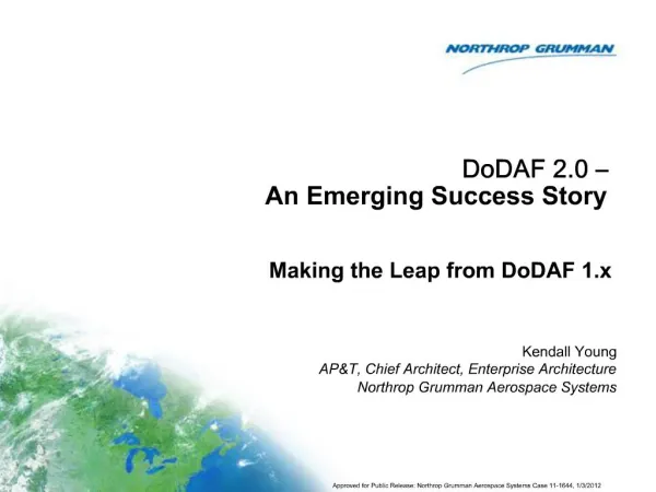 DoDAF 2.0 An Emerging Success Story
