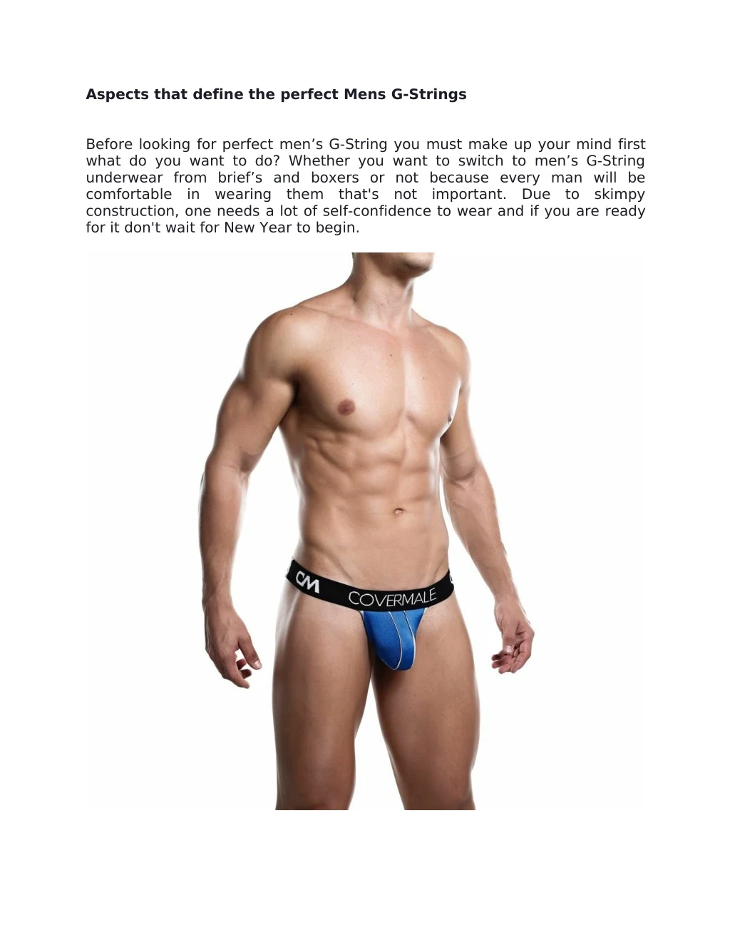 aspects that define the perfect mens g strings