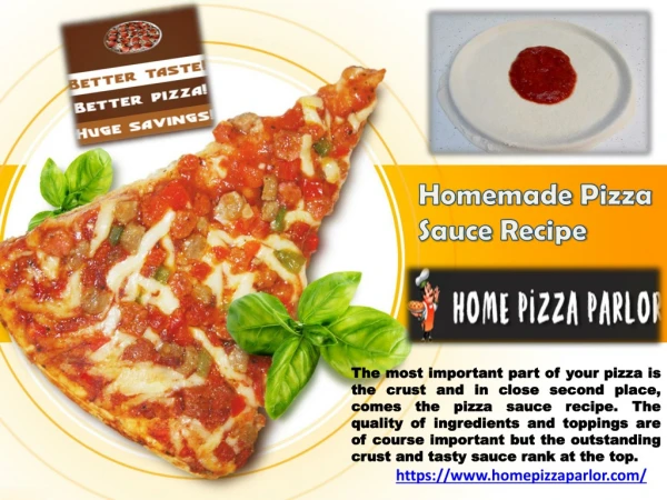 How to make homemade pizza sauce