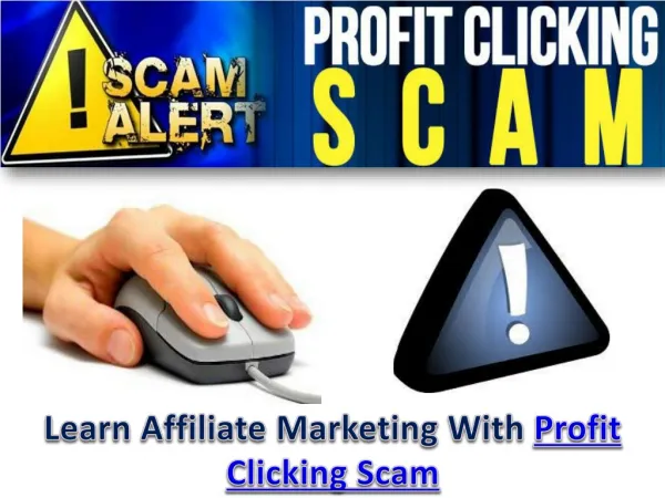 Profit Clicking Scam