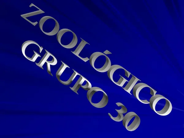 ZOOL GICO GRUPO 30