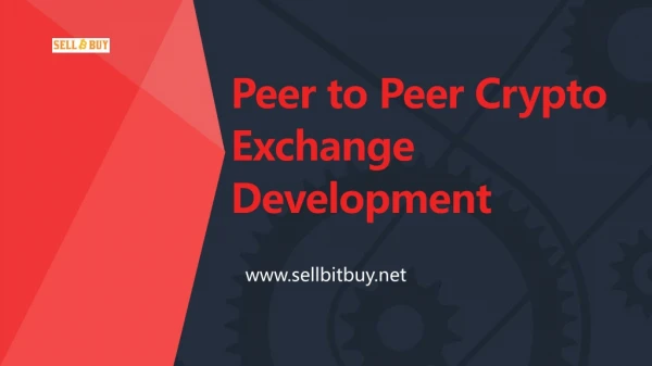 peer to peer crypto exchange development