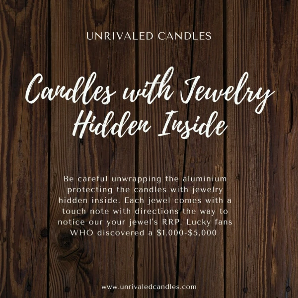 Candles with Jewelry Hidden Inside | Jewelry Candles