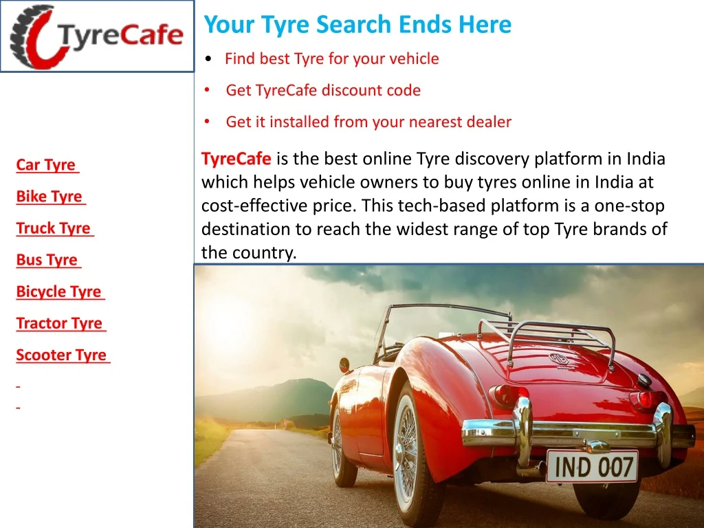 your tyre search ends here