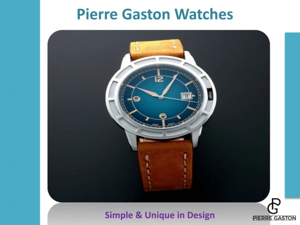 Pierre Gaston Watch-Symbol of Style and Elegance