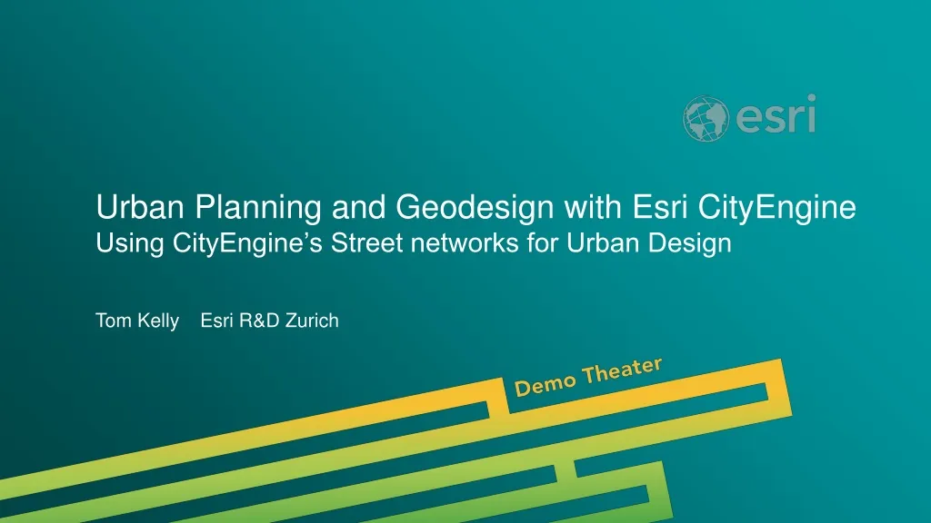 urban planning and geodesign with esri cityengine