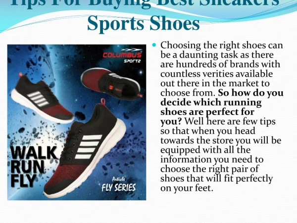 How Can Buying Best Sneakers Sports Shoes In Online?