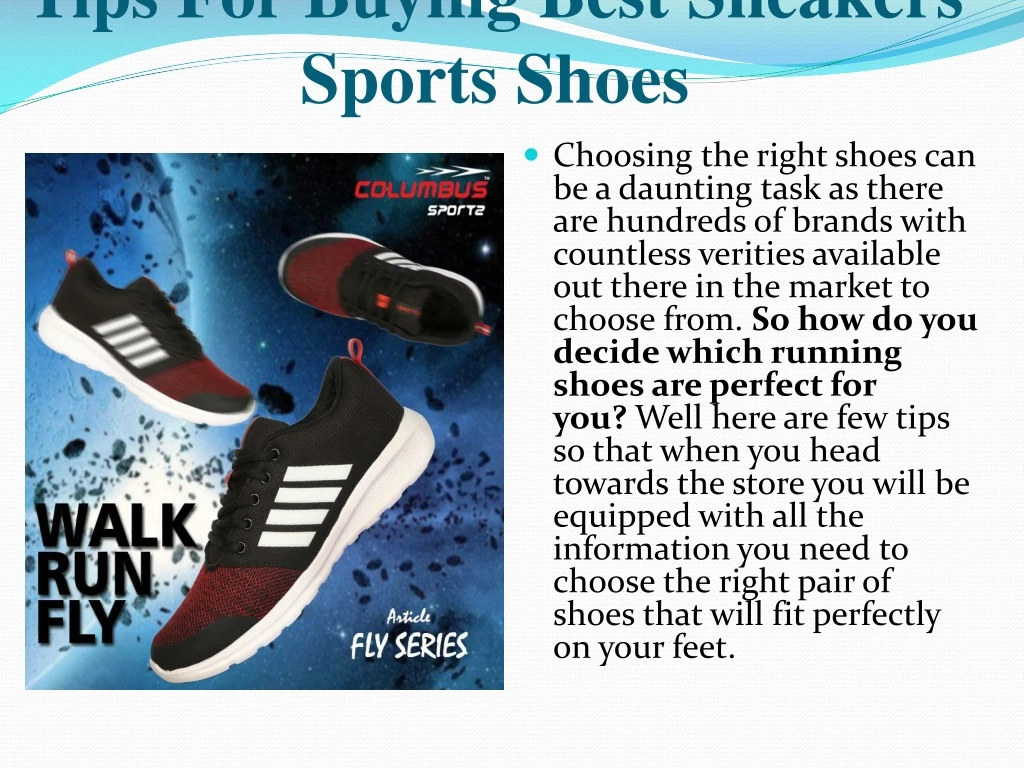 tips for buying best sneakers sports shoes