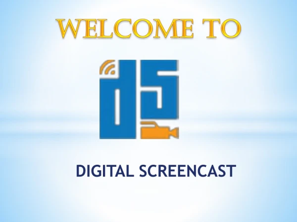 digital screencast