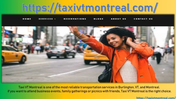 Burlington VT to Montreal Taxi