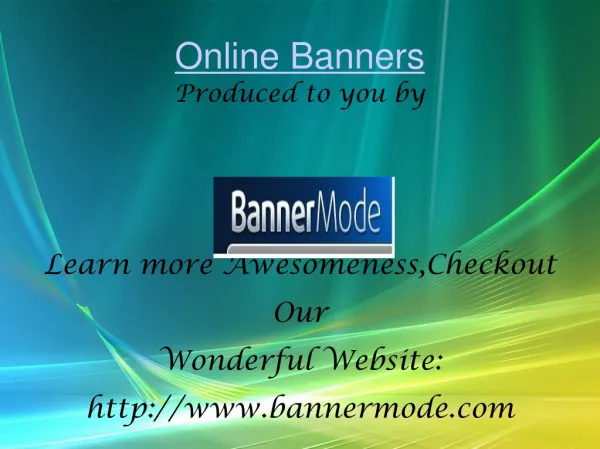 online banner
