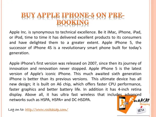 Buy Apple iPhone-5 online in india