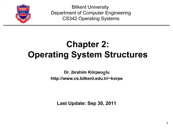 Chapter 2: Operating System Structures