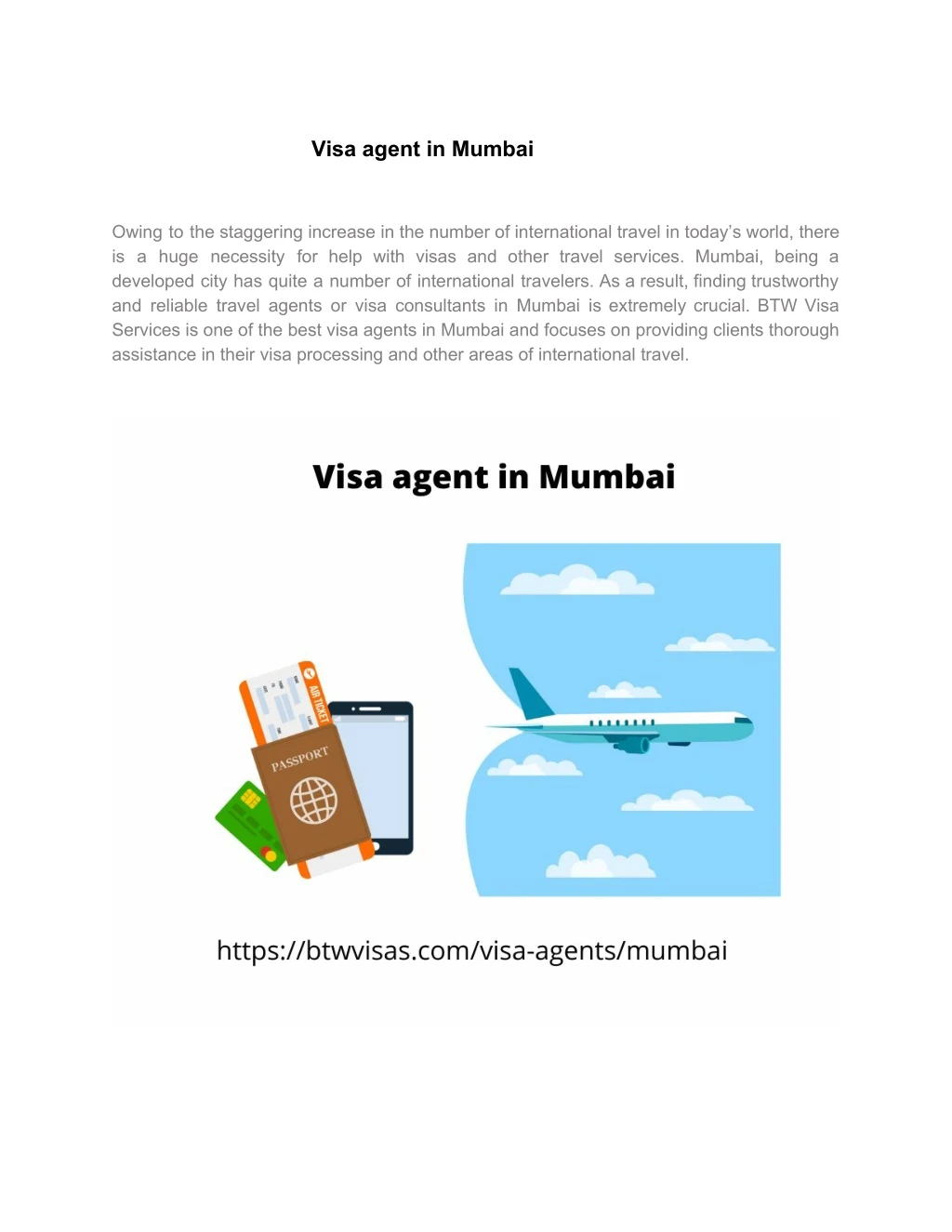visa agent in mumbai