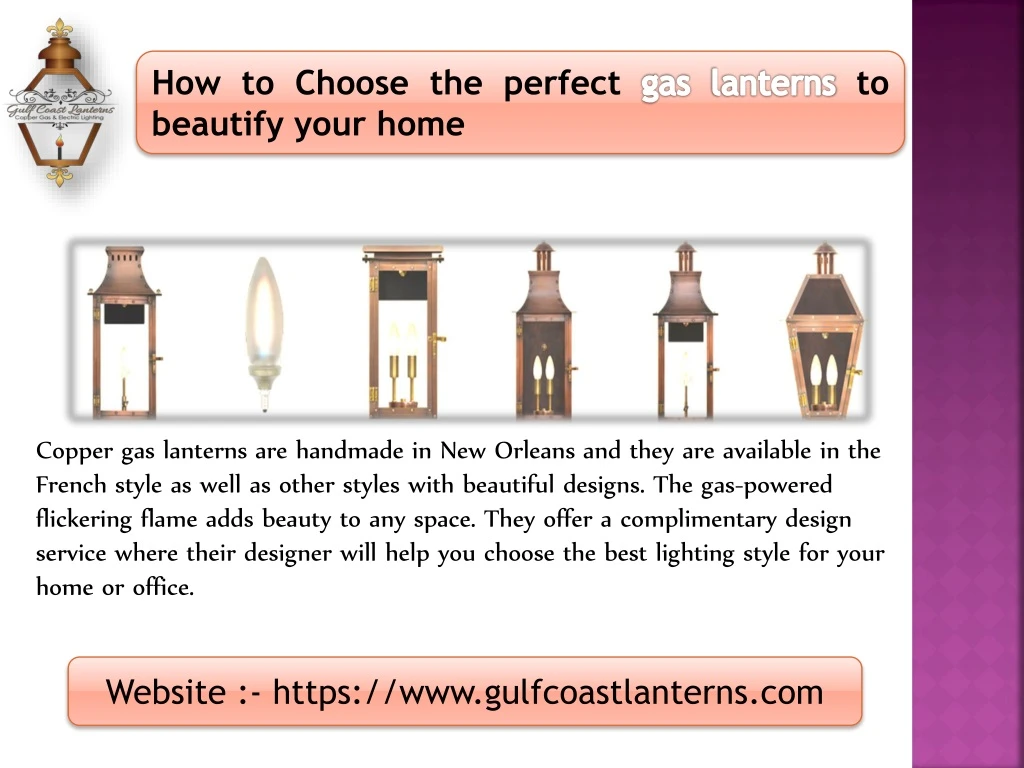 how to choose the perfect gas lanterns