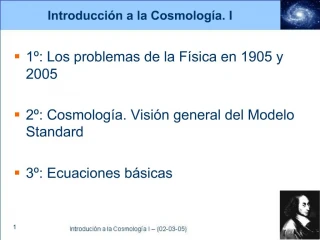 Introducci n a la Cosmolog a. I - slide 1