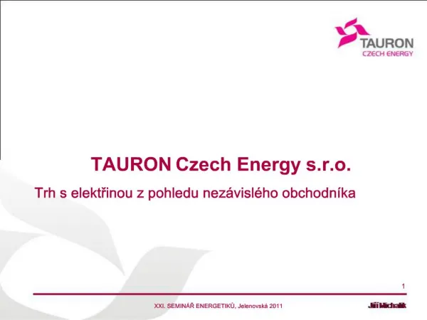 TAURON Czech Energy s.r.o.