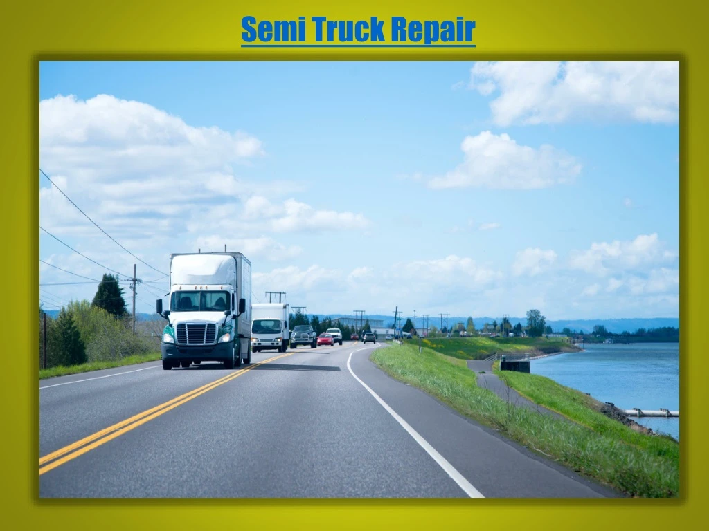 semi truck repair