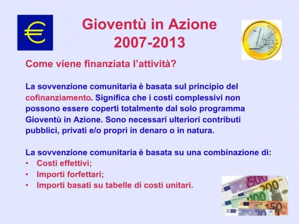 Giovent in Azione 2007-2013