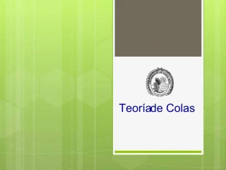 Teor a de Colas - slide 1