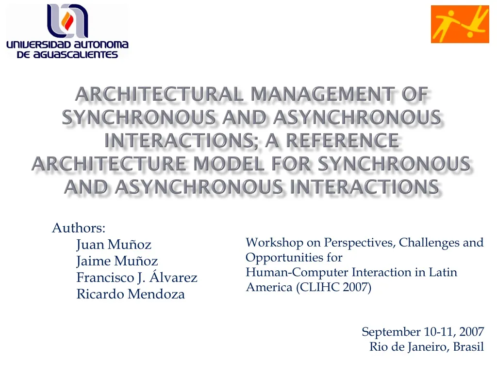 architectural management of synchronous