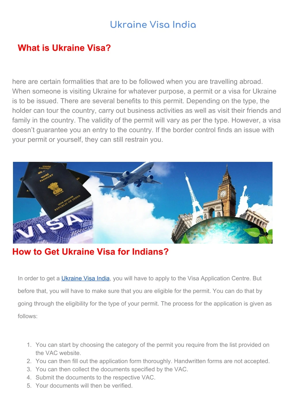 ukraine visa india