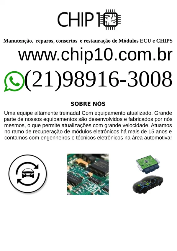 Conserto e reconfiguração, reset, Módulos Injeção eletrônica, Ecu, Bsi, Imobilizadores