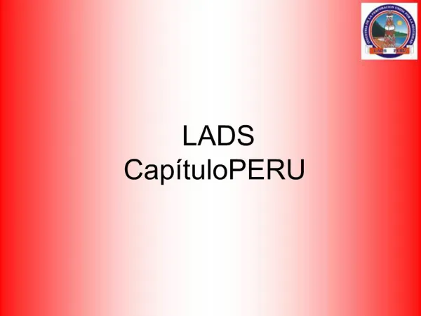 LADS Cap tulo PERU