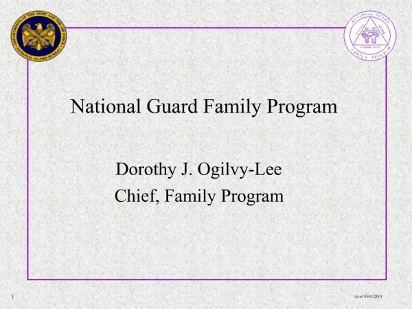 National Guard Family Program