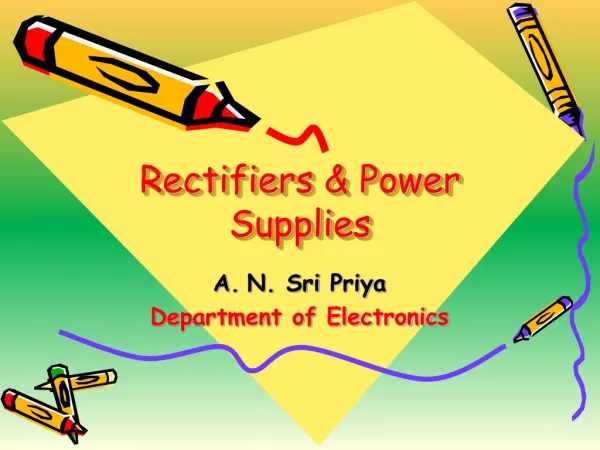 Rectifiers &amp; Power Supplies