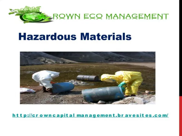 Crown Capital Eco Management - Hazardous Materials