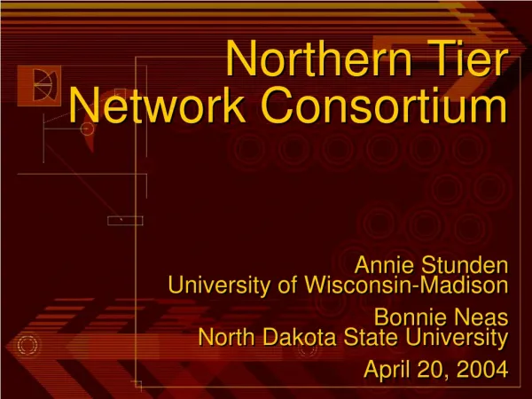 Northern Tier Network Consortium