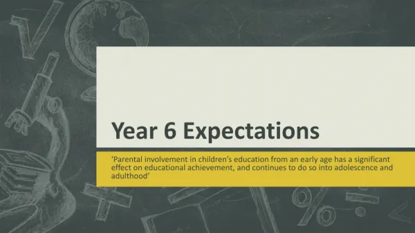 Year 6 Expectations