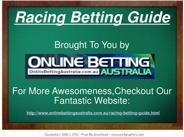 Racing Betting Guide