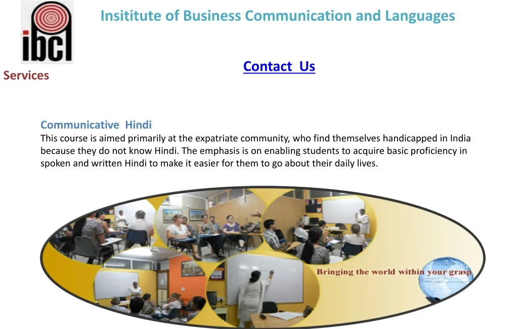 insititute of business communication and languages