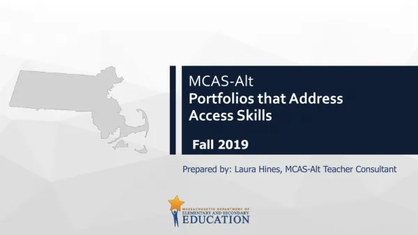 MCAS-Alt Portfolios that Address Access Skills
