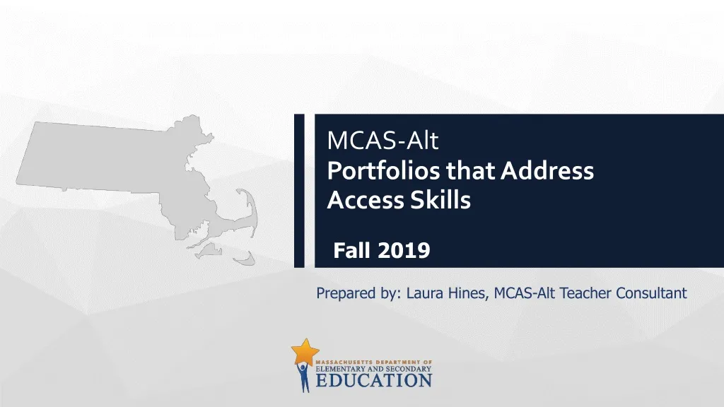 mcas alt portfolios that address access skills