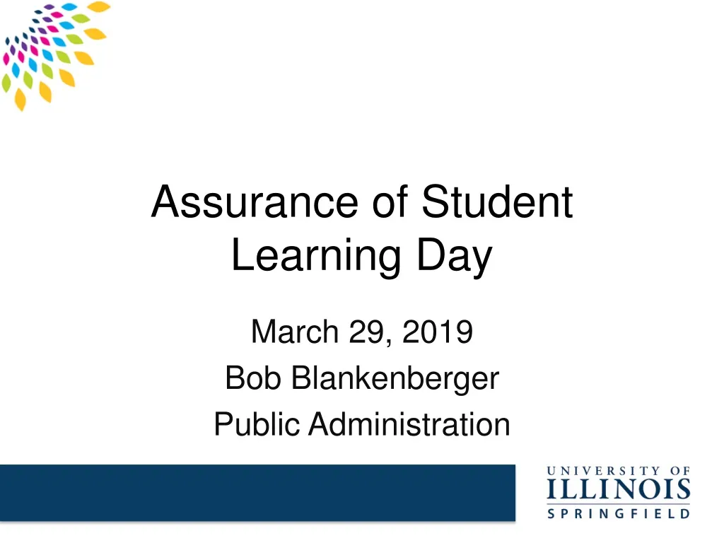 assurance of student learning day